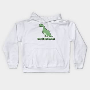 Brothersaurus Cute Dinosaur Kids Kids Hoodie